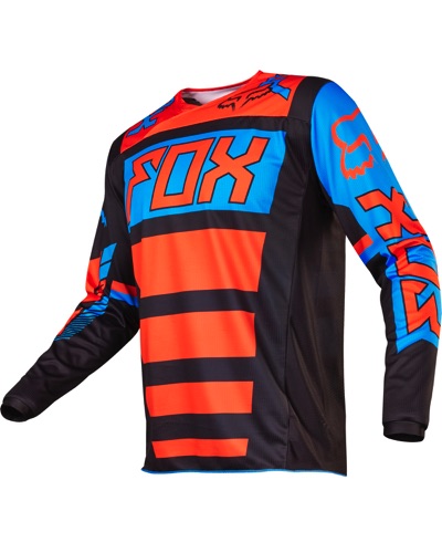 Maillot Moto Cross FOX Fox 180 Falcon noir-orange