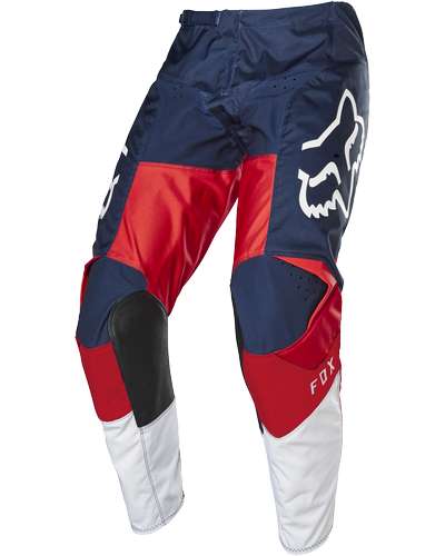 Pantalon Moto Cross FOX Fox 180 Honda bleu-rouge