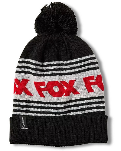 BONNETS FOX Fox Frontline noir-rouge