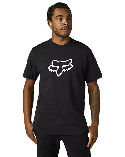 T-Shirt Moto FOX Fox Legacy noir-blanc