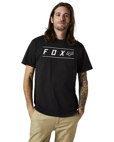 T-Shirt Moto FOX Fox Pinnacle noir-blanc