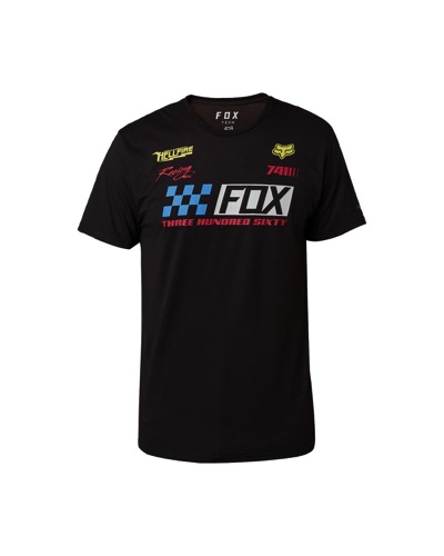 T-Shirt Moto FOX Fox Repaired noir