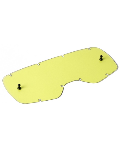 Écran Masque Moto FOX Main jaune
