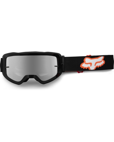 Masque Moto Cross FOX Main Stray blanc-orange