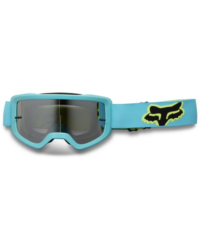 Masque Moto Cross FOX Main Stray bleu clair