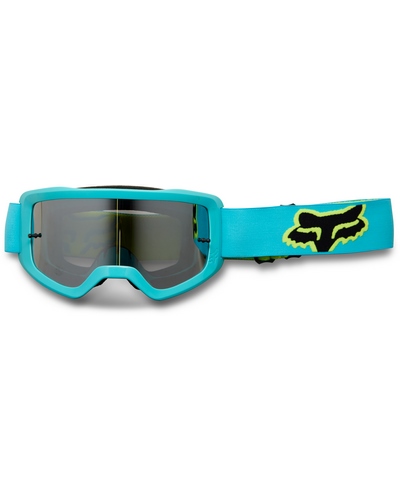 Masque Moto Cross FOX Main Stray enfant bleu clair