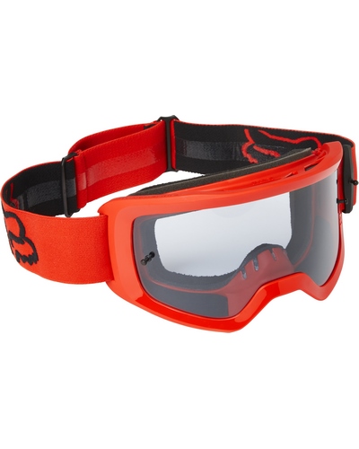 Masque Moto Cross FOX Main Stray rouge fluo