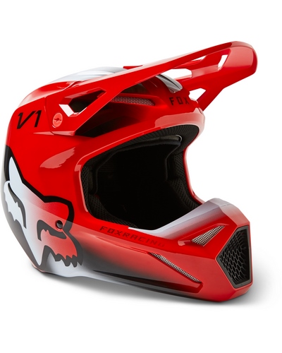 Casque Moto Cross FOX V1 Toxsyk kid rouge