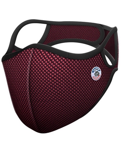 Masque Moto FROGMASK Anti-pollution FFP2 bordeaux