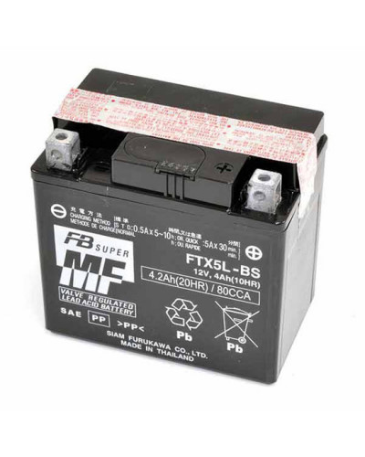 Batterie Moto FURUKAWA BATTERIE FURUKAWA FTX5L-BS 12V/4AH Batterie Moto FURUKAWA BATTERIE FURUKAWA FTX5L-BS 12V/4AH