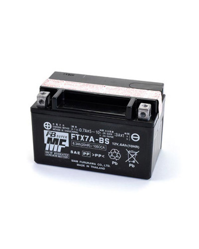 Batterie Moto FURUKAWA BATTERIE FURUKAWA FTX7A-BS 12V/6AH