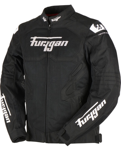 Blouson Moto Été FURYGAN Blouson été Atom Evo noir-blanc