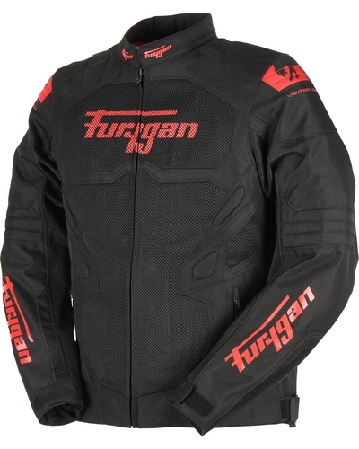 Blouson Moto Été FURYGAN Blouson été Atom Evo noir-rouge