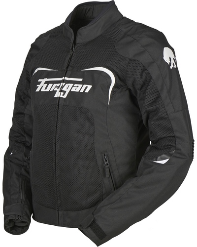 Blouson Moto Été FURYGAN Blouson été Cyane lady noir-blanc