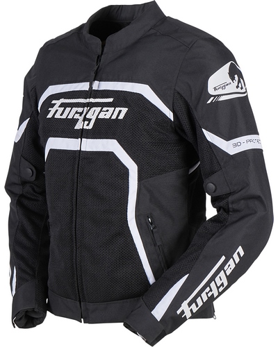 Blouson Moto Été FURYGAN Blouson été Mystic Evo lady noir-blanc