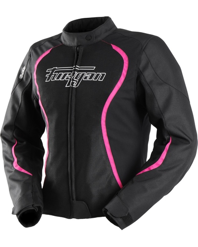 Blouson Moto Été FURYGAN blouson été Odessa 3en1 lady noir-rose