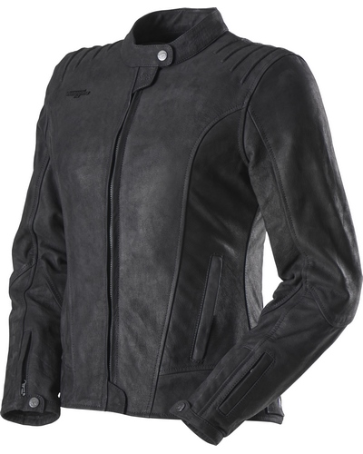 Blouson Cuir Moto FURYGAN cuir Elena noir