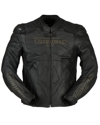 Blouson Cuir Moto FURYGAN Cuir Ghost noir-marron