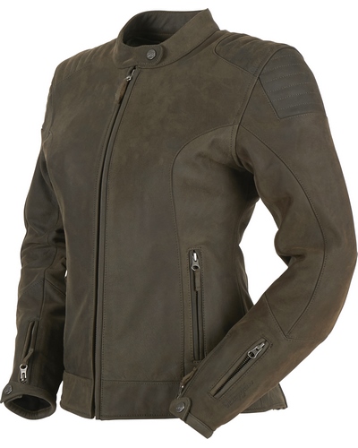 Blouson Cuir Moto FURYGAN Cuir lady Debbie marron