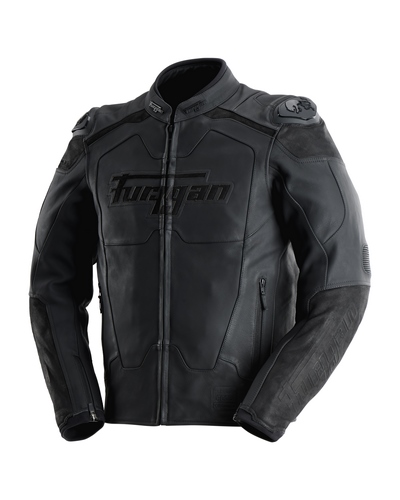Blouson Cuir Moto FURYGAN cuir Ridley noir