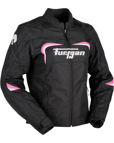 Blouson Textile Moto FURYGAN Cyane lady noir-rose