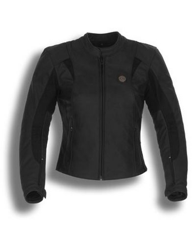 Blouson Cuir Moto FURYGAN Electra noir