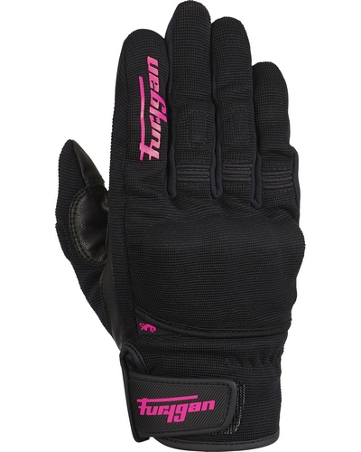 Gants Moto Été FURYGAN été Jet D3o lady noir-rose