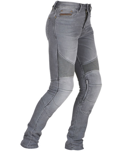 Jeans Moto FURYGAN Lady Purdey gris