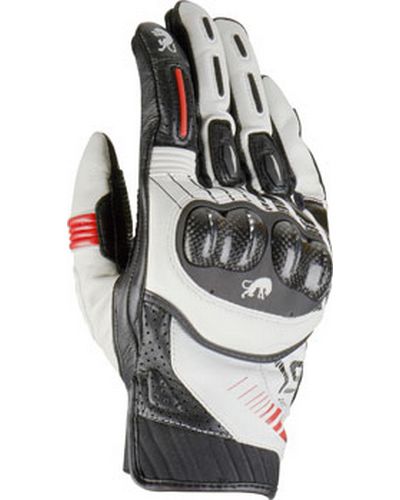 Gants Moto Racing FURYGAN RG19 noir-blanc