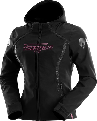 Blouson Textile Moto FURYGAN Skye lady noir-rose Blouson Textile Moto FURYGAN Skye lady noir-rose