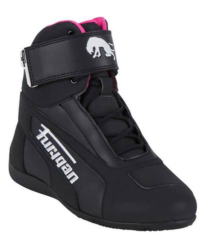 Baskets Moto FURYGAN Zephyr lady D3o™ WP noir-rose