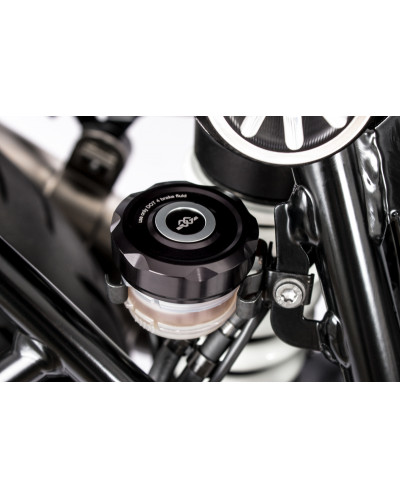 Bocal Maître Cylindre Moto GILLES Couvercle fluide frein arrière GILLES TOOLING noir