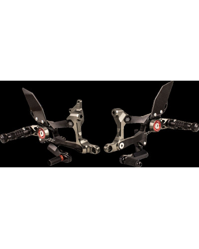 Commandes reculées GILLES TOOLING DUCATI PANIGALE V4 REARSET MUE Commandes reculées GILLES TOOLING DUCATI PANIGALE V4 REARSET MUE