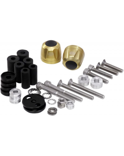 Guidon Moto GILLES TOOLING HANDLEBAR WEIGHTS IP GOLD