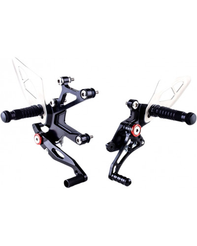 Commandes reculées GILLES TOOLING KAWASAKI NINJA 400 REARSET FXR