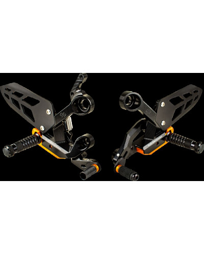 Commandes reculées GILLES TOOLING KTM 790/890 ADJUSTABLE REARSET Commandes reculées GILLES TOOLING KTM 790/890 ADJUSTABLE REARSET