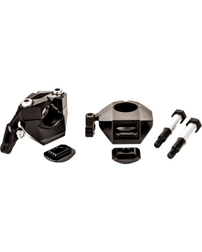 Guidon Moto GILLES TOOLING RISERS 2DGT BK
