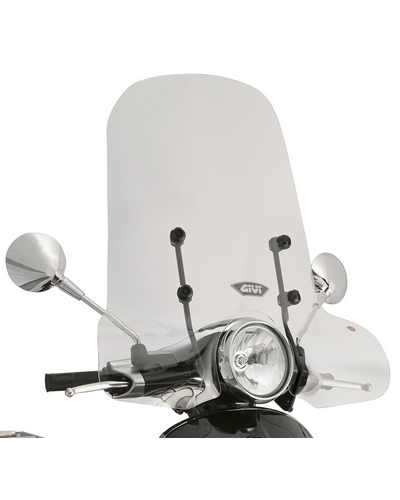 Kit Fixation pour Bulle et Pare-Brise Moto GIVI PIaggio Vespa Primavera 50/125/150 2014-19