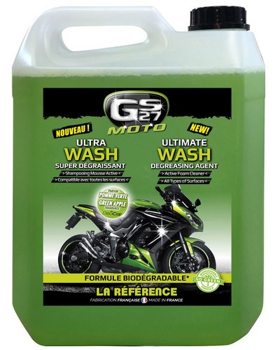 Shampoing Moto GS 27 ULTRA WASH DEGRAISSANT 5L