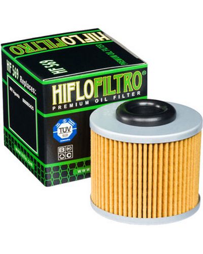 Filtre à Huile Moto HIFLOFILTRO HF569 FILTRE A HUILE HIFLOFILTRO