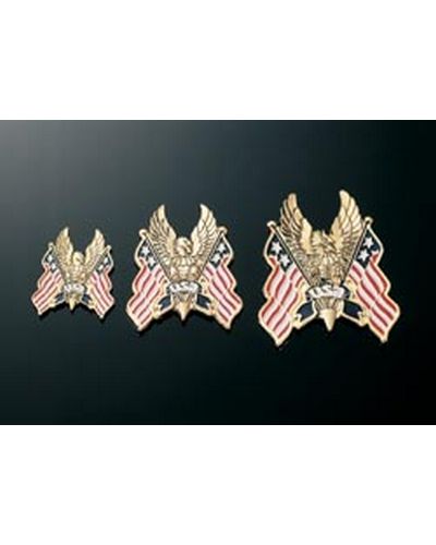 EMBLEME CUSTOM HIGHWAY HAWK adhésif US 95mm à l'unité