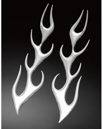 Stickers Déco Moto HIGHWAY HAWK Flammes 3D Medium