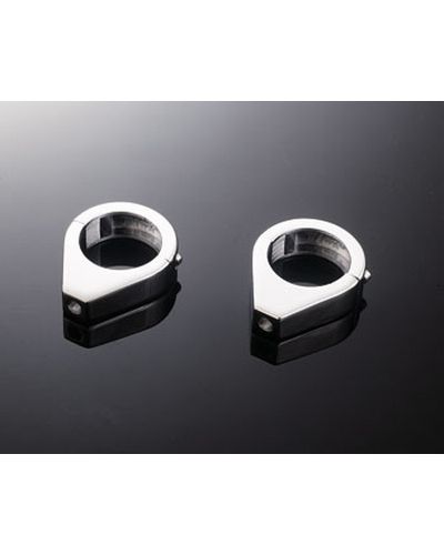 Accessoires Feux Moto HIGHWAY HAWK SUPPORT BULLET CLAMPS