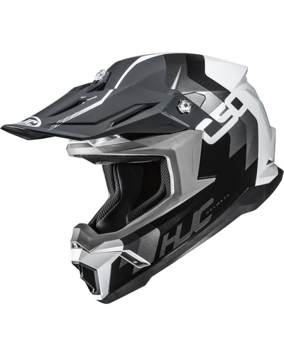 Casque Moto Cross HJC C-50 Primal gris