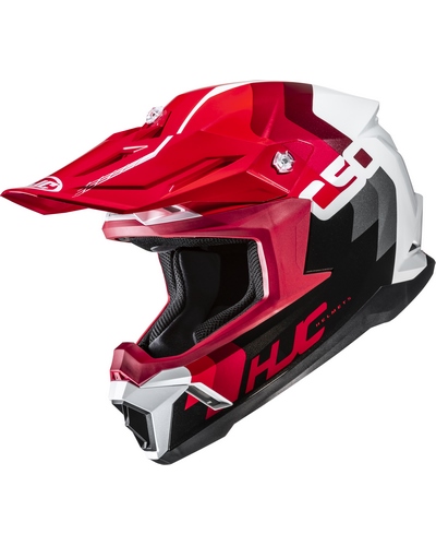 Casque Moto Cross HJC C-50 Primal rouge