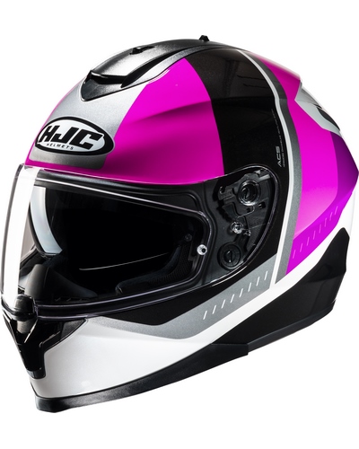 Casque Intégral Moto HJC C-70 N Alia noir-rose