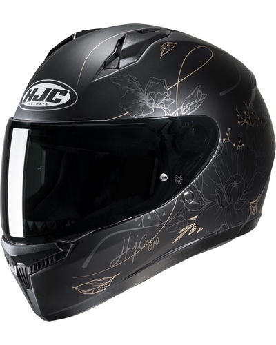 Casque Intégral Moto HJC C10 Epik lady noir