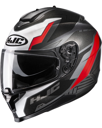 Casque Intégral Moto HJC C70 Silon noir-rouge