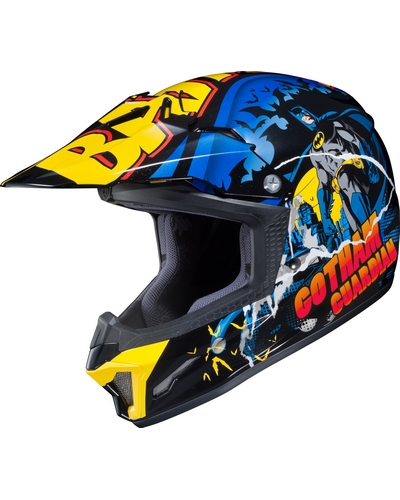 Casque Moto Cross HJC CL-XY II kid Batman multicolore