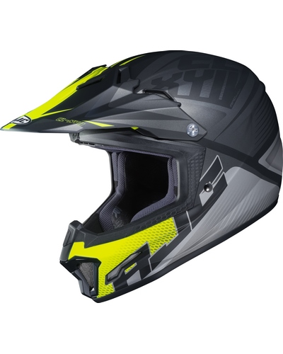 Casque Moto Cross HJC CL-XY II kid Ellusion noir- fluo